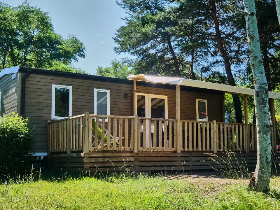 Domaine du Couriou - Mobil home - Mobilhome 6 personnes - Cosy Large 4 Pièces 6 Personnes Climatisé