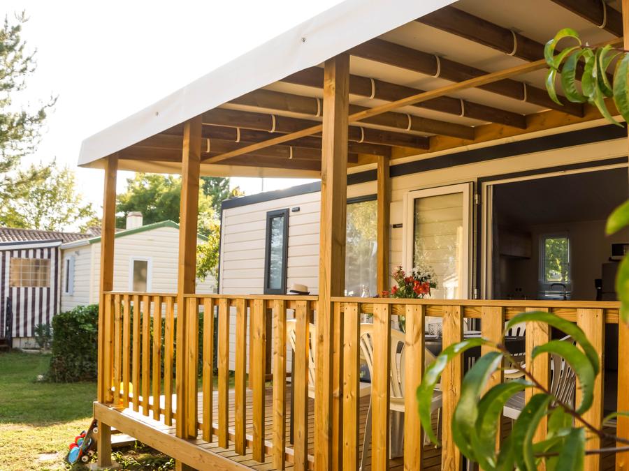 Le Lagon Bleu - Mobil home - Mobilhome 5 personnes - Toscane 2 chambres avec terrasse