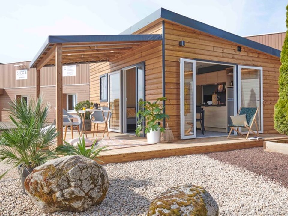 La Beaume - Châlet - Chalet 5 personnes - Chalet Premium 28m² 2 chambres / terrasse semi-couverte / TV / climatisation