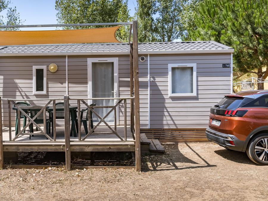 Le Domaine de la Yole - Mobil home - Mobilhome 4 personnes - Comfort | 2 Ch. | 4 Pers. | Terrasse surélevée | Clim.