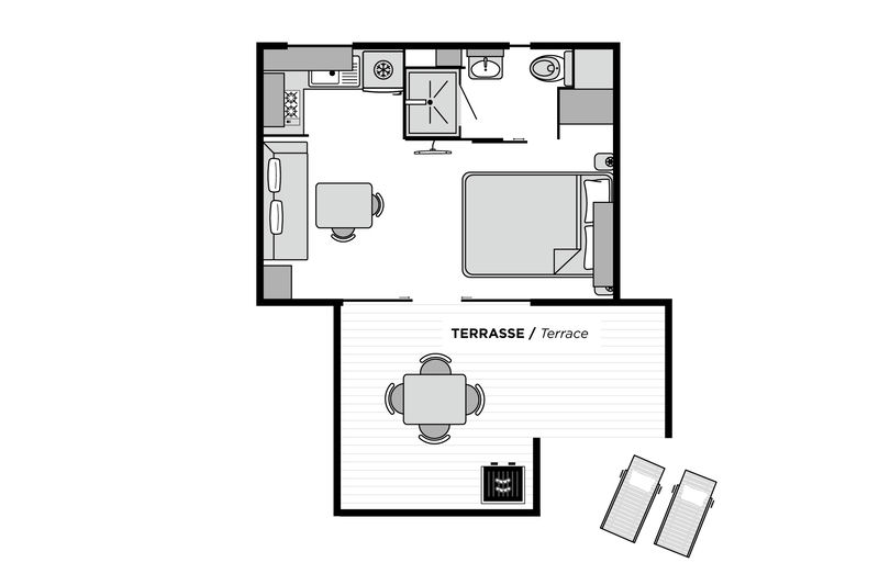 Camping Club La Côte Sauvage - MS Vacances - Mobil home - 2p - Otello Sabia SIGNATURE - Vue Baie