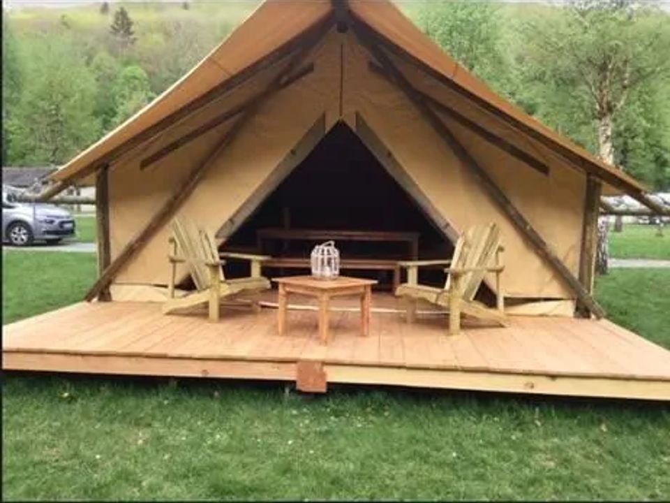 Le Graniers - Mobil home - Tente en toile et en bois 7 personnes - Lodge Crusoé