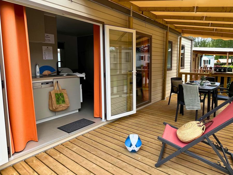 Country Park - Touquin - Mobil home - Mobilhome 4 personnes - Mobil-home Select TV LV Clim Plancha - 2 chambres - 4 pers.