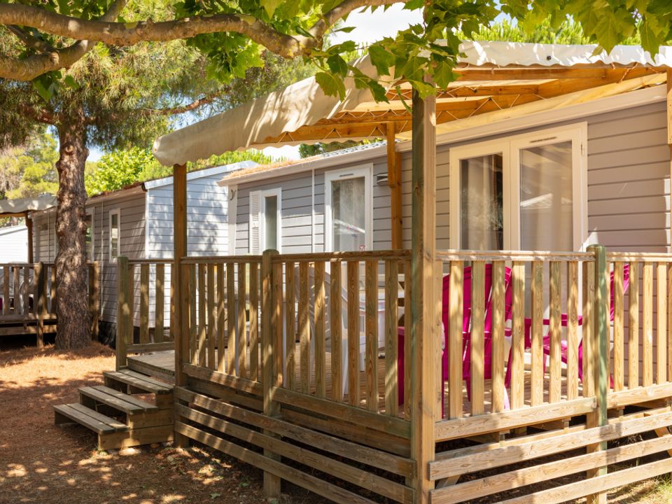 Les Flamants Roses - Mobil home - Mobilhome 4 personnes - Grand Confort TV Clim - 2 chambres - 4 personnes