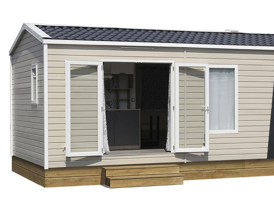 Loire et Châteaux - Mobil home - Mobilhome 4 personnes - Confort 30m² (2 chambres) - terrasse semi couverte
