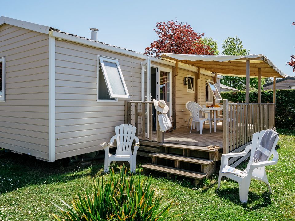 Château de la Forêt - Mobil home - Mobilhome 6 personnes - Mobil-home | Comfort XL | 2 Ch. | 4/6 Pers. | Terrasse surélevée