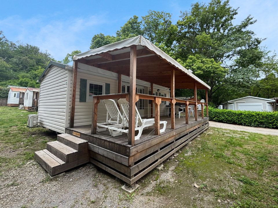 La Berge Fleurie - Mobil home - Mobilhome 8 personnes - CLIM - TV