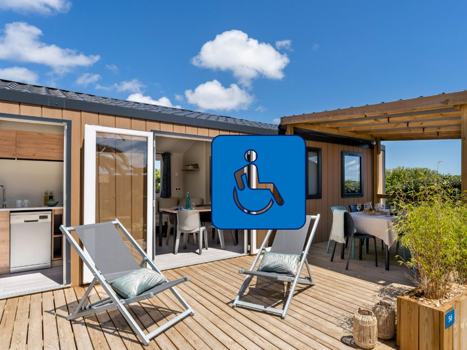 Le Fort Espagnol - Mobil home - Mobilhome 4 personnes - PREMIUM 2 chambres - PMR