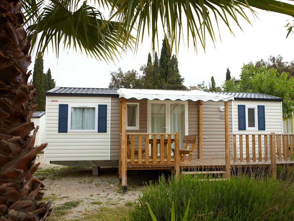 Les Deux Etangs - Mobil home - Mobilhome 4 personnes - Mobile-Home Standard Moderne 29m² (2ch.-4pers) + TV + Terrasse