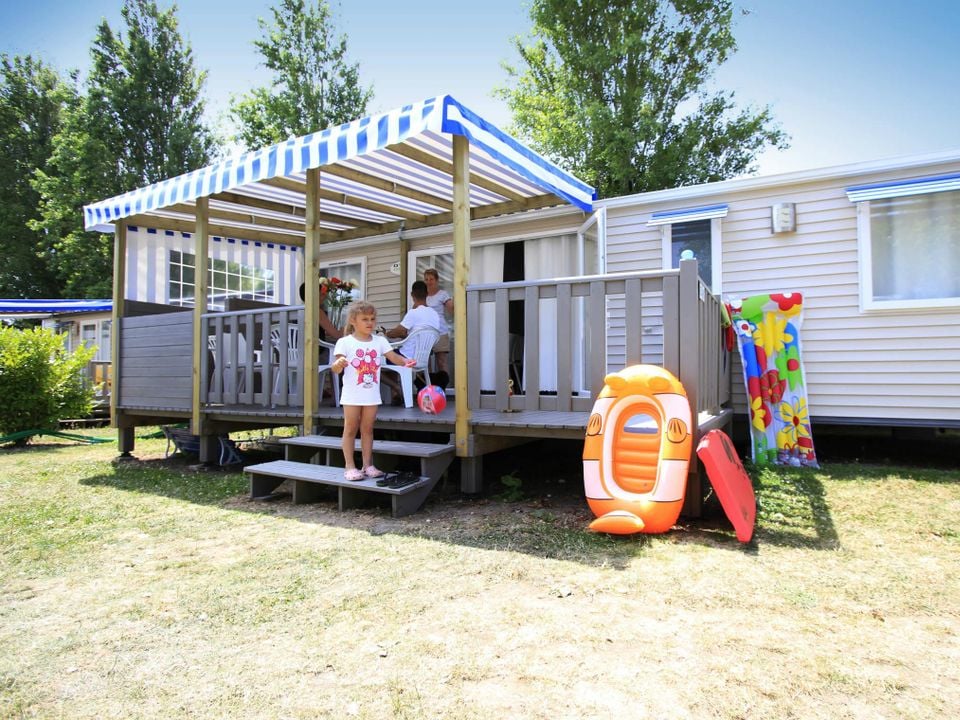 Le Moténo - Mobil home - Mobilhome 6 personnes - Cottage Rubis **** 6P. avec TV - 3 chambres - 2 salles de bain