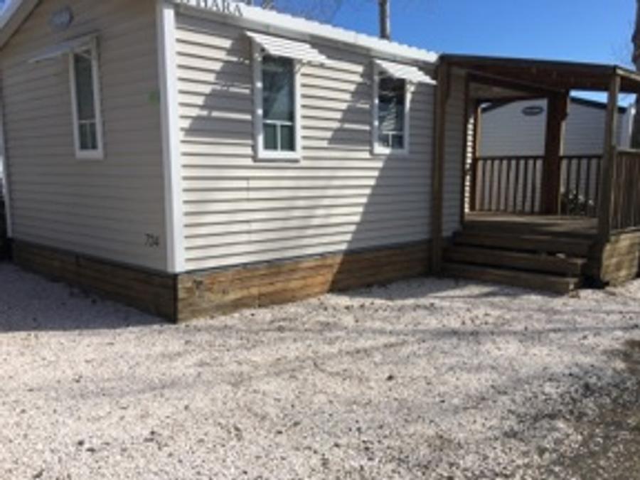 Le Rochelongue - Mobil home - Mobilhome 4 personnes - Mobil-home Premium 28m² - 2 chambres - TV + climatisé + Lave vaiselle 4 pers