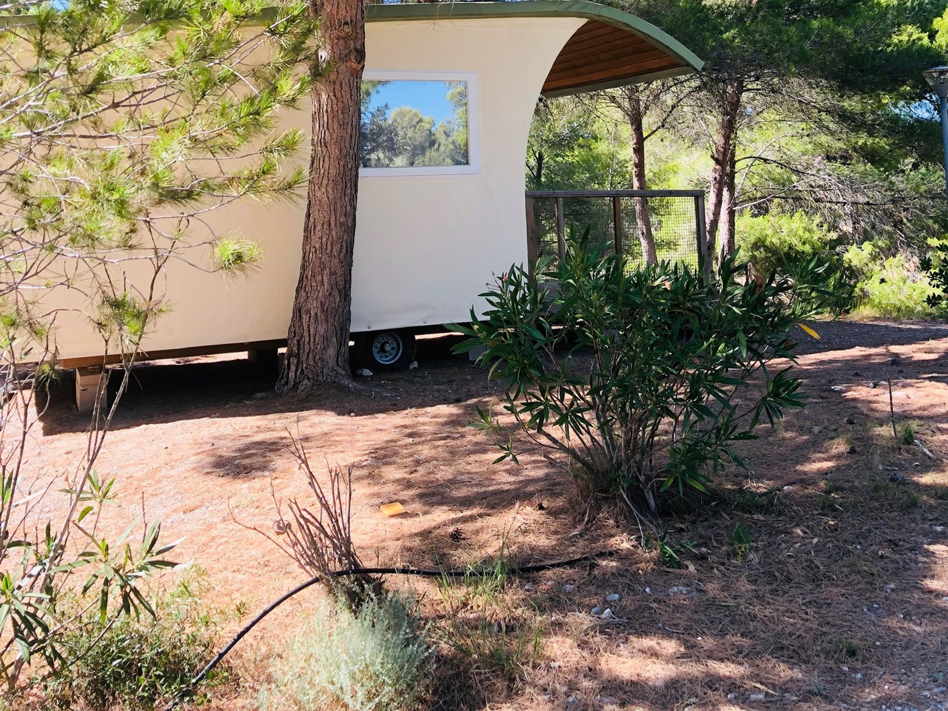 La Grange Neuve - Mobil home - ROULOTTE INSOLITE Vue Réserve - Prestations hôtelières incluses