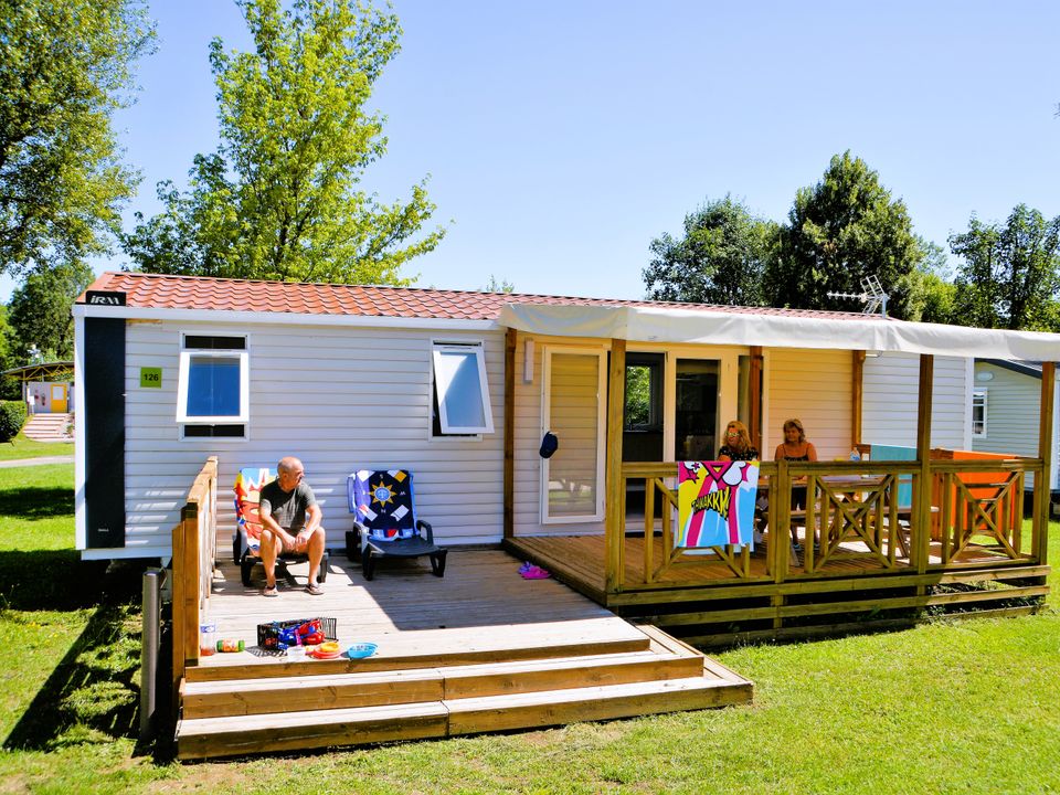 Les Bords de Loue - Mobil home - Mobilhome 8 personnes - Résidence Quattro 40m² - 4 chambres 8 pers.