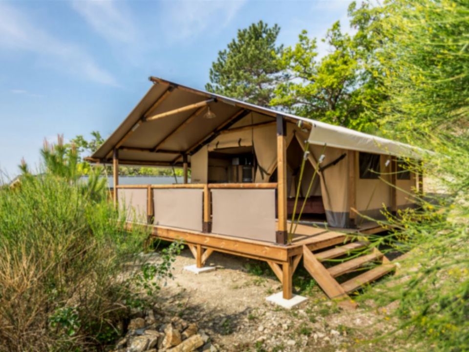 Camping de la Plage - Bungalow - Bungalow toilé 4 personnes - TENTE LODGE PREMIUM