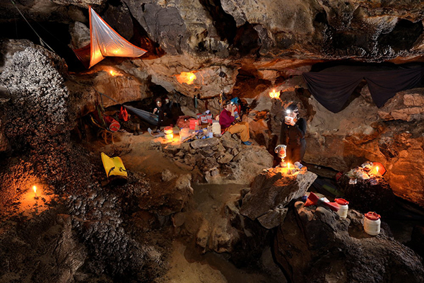 Camping grotte
