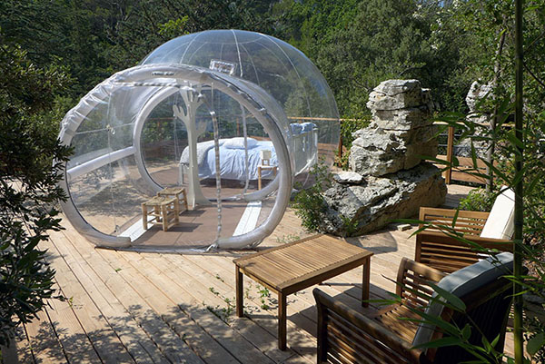 Bulles dans les arbres - Toocamp
