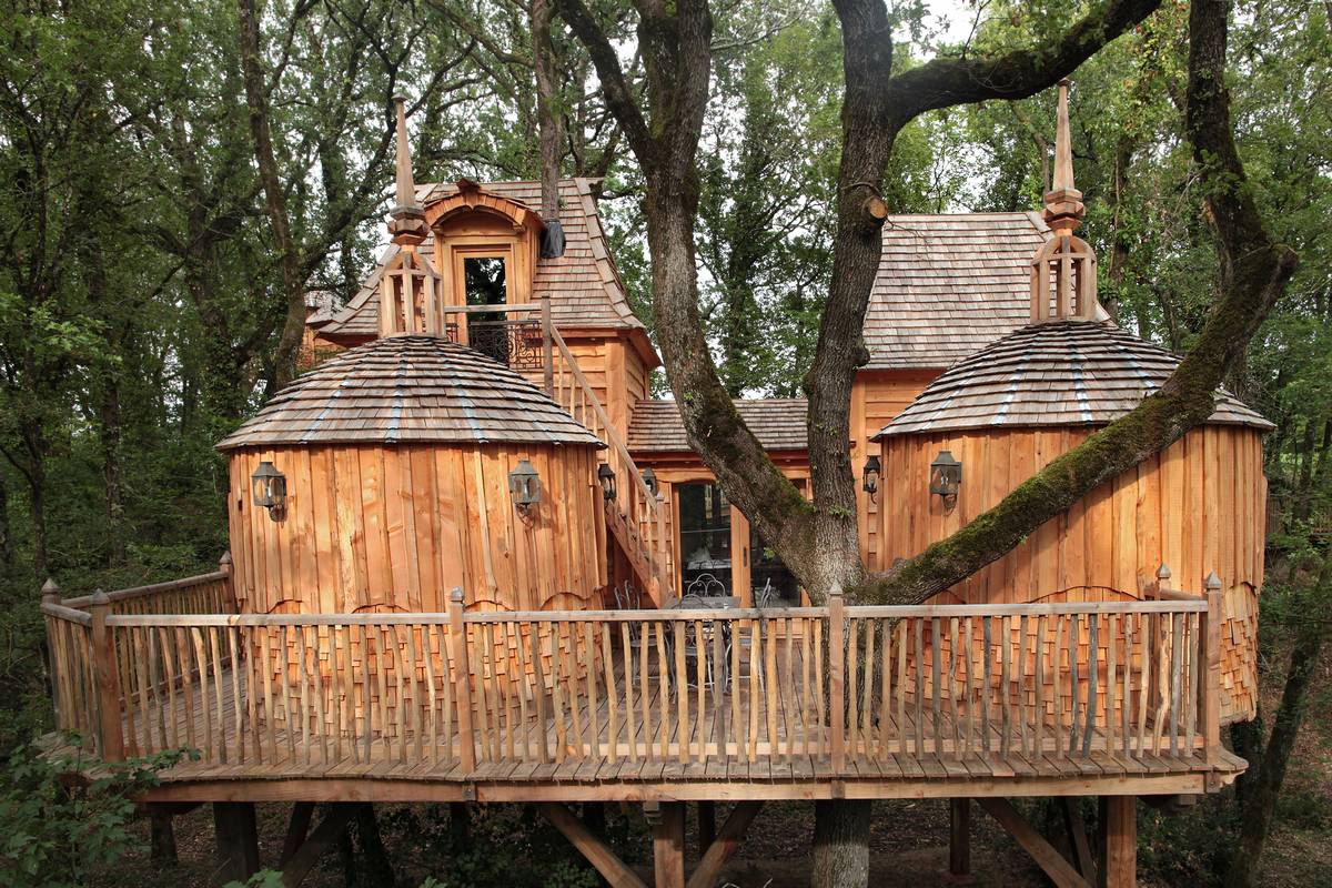 cabane dans les arbres prestige