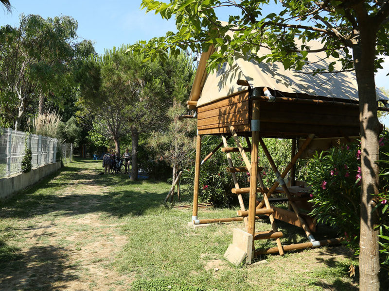 Nouveauté 2024 : des mobil-homes de luxe sur le camping 4⭐ les Berges du Canal dans l'Hérault  -  visuel 3/4