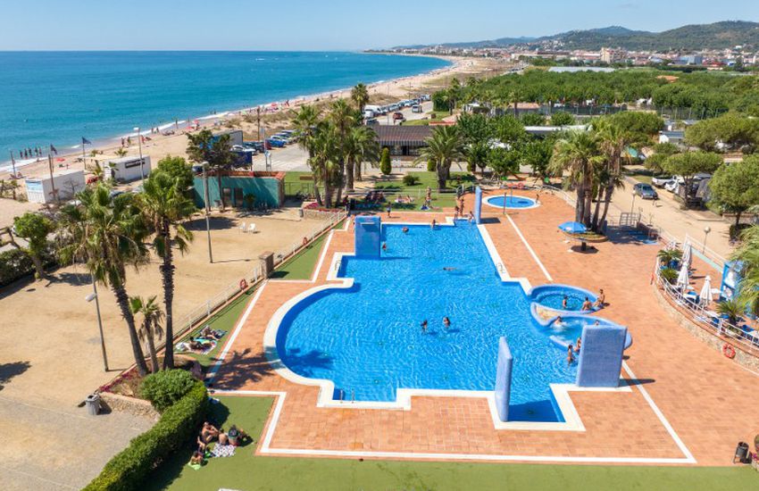 Vacances sur la Costa Brava : Mobil home Comfort XL face à la plage  -  visuel 1/1