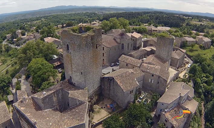 Le château de Montréal en Ardèche  -  visuel 1/1