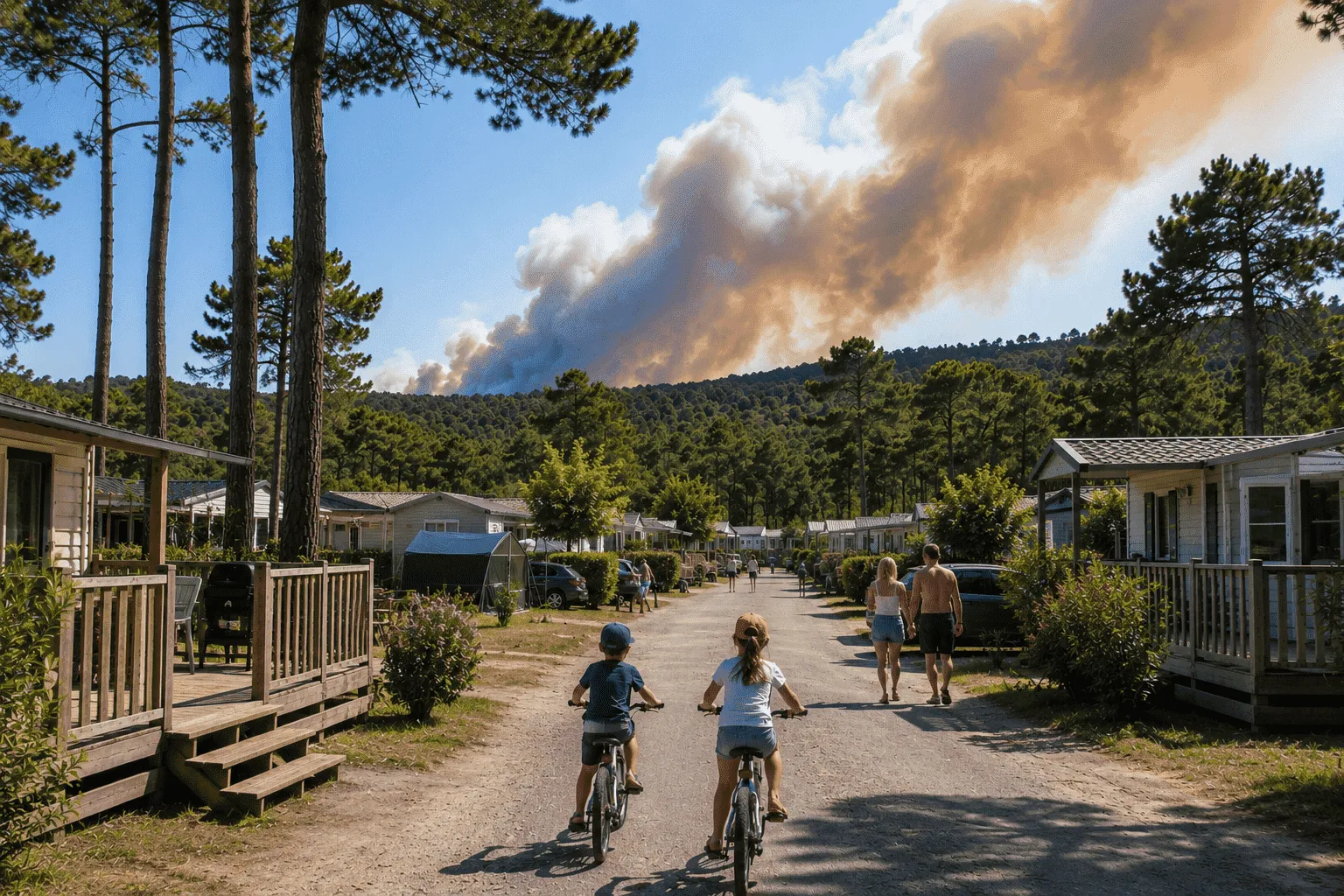 Le Mag Camping - Incendies en Gironde et dans les Landes : quelle est la situation dans les campings ?