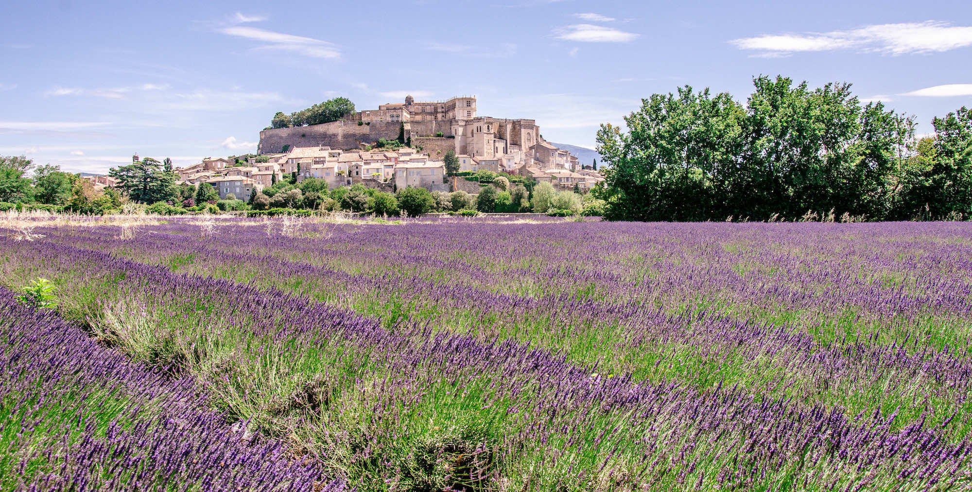 Ce village du Luberon entouré de cerisiers est l’un des plus beaux villages de France  -  visuel 1/1