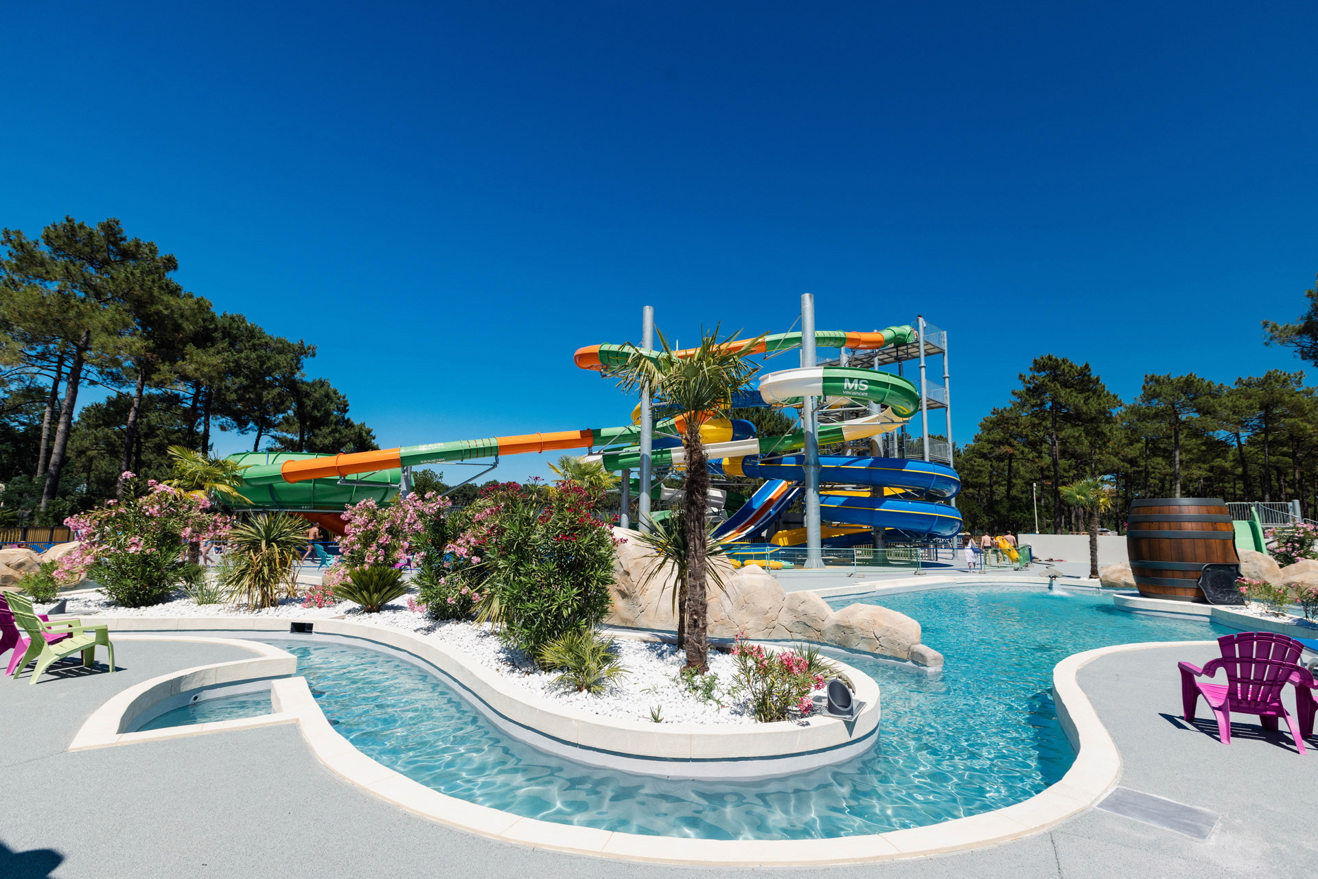 La nouvelle piscine Zen 💦, réservée aux adultes, du Camping Medoc-Plage ouvre en juillet !  -  visuel 2/3