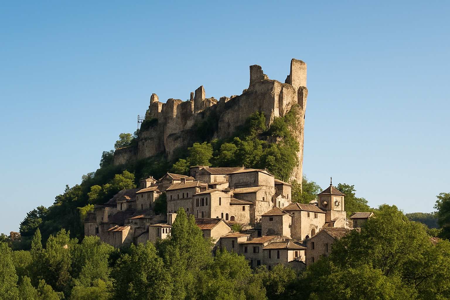 Le Mag Camping - Dans le Tarn, un château où les enfants deviennent chevaliers et bâtisseurs