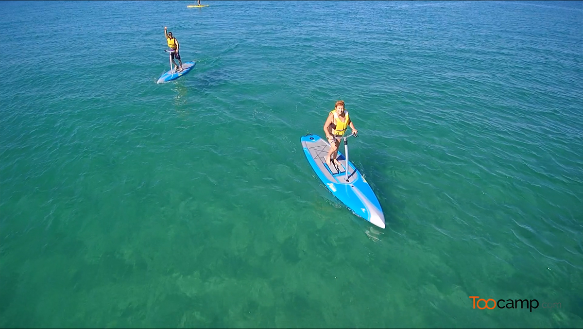 Le Mag Camping - Le Paddle à pédales