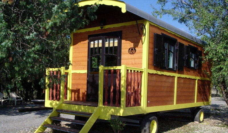 Roulottes et Cabanes de Saint Cerice Rhône-Alpes - Vogüé visuel 9/11