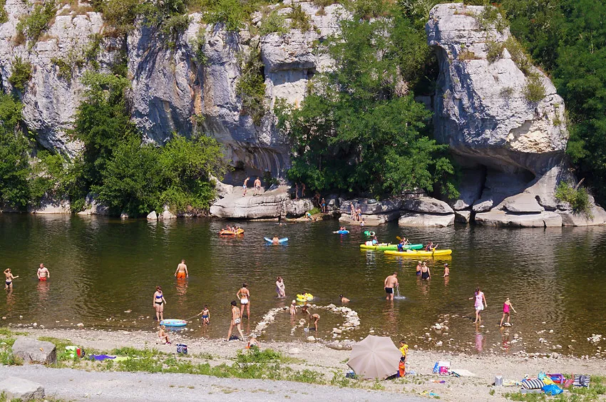 Camping Mazet Plage Rhône-Alpes - Berrias et Casteljau visuel 3/9