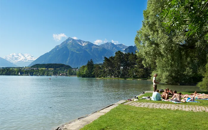 Camping - Gwatt - Espace Mittelland - Camping Thunersee TCS