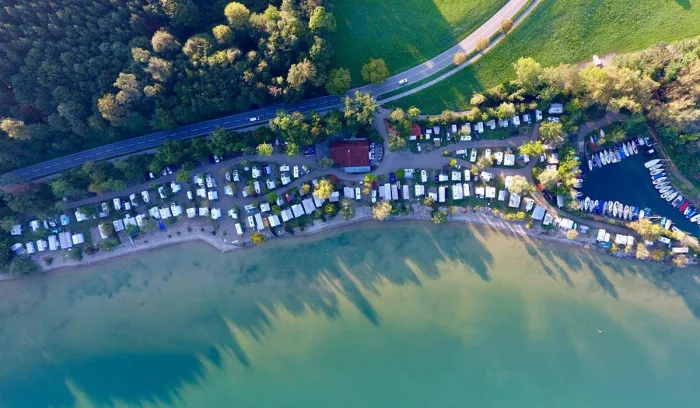 Camping - Grabenstätt - Bavière - Chiemsee Strand