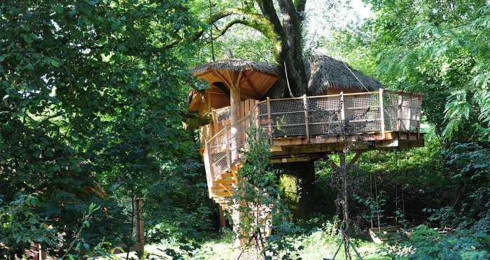 Camping - Ogens - Lémanique - Domaine Les Cabanes de Marie