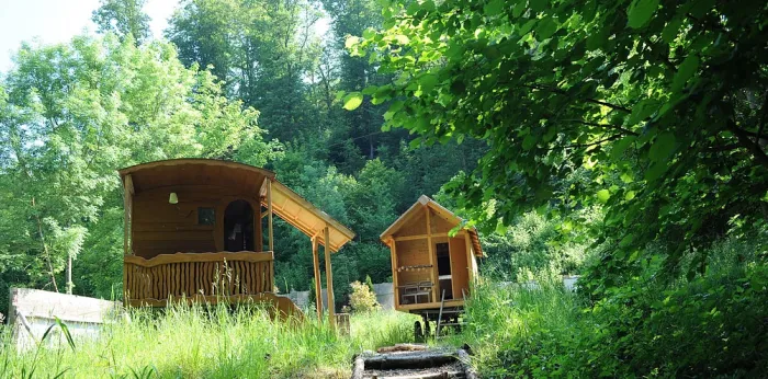 Camping - Ogens - Lémanique - Domaine Les Cabanes de Marie
