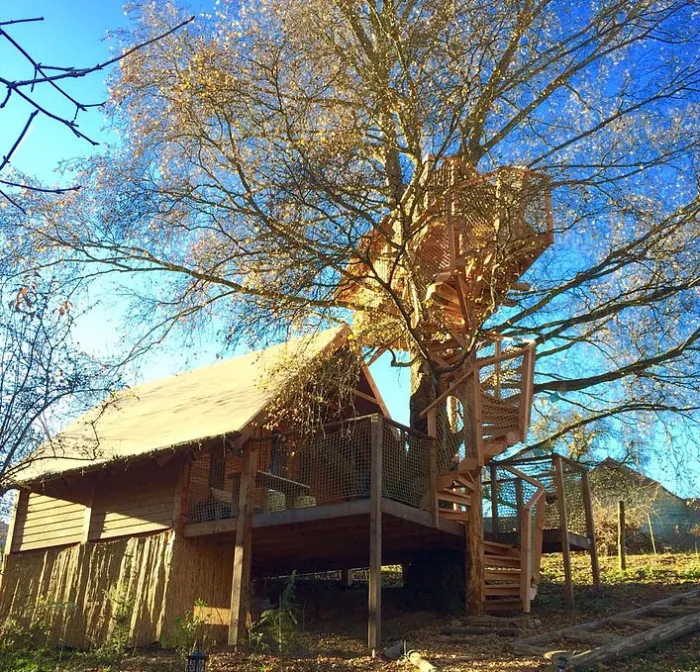 Camping - Ogens - Lémanique - Domaine Les Cabanes de Marie