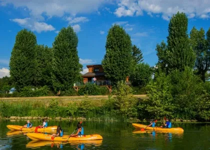 Camping - Trévoux - Rhône-Alpes - Kanôpée Village