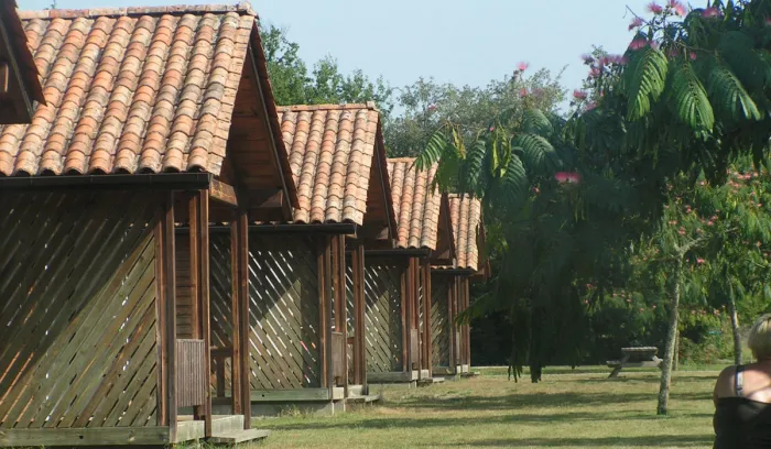 Camping - Uza - Aquitaine - Les Chalets d'Uza