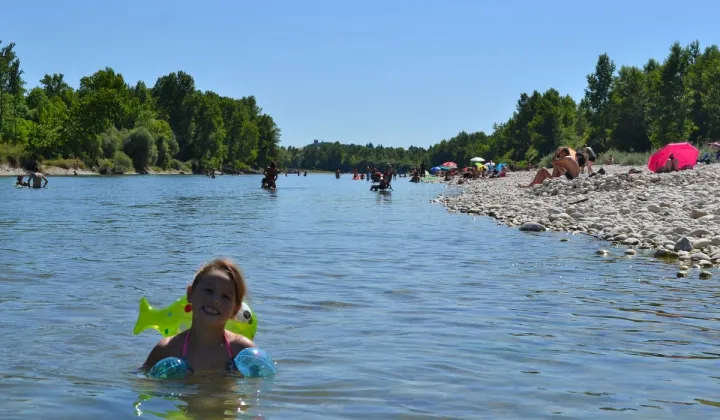 Camping - Saint-Maurice-de-Gourdans - Rhône-Alpes - Les Plages de l'Ain
