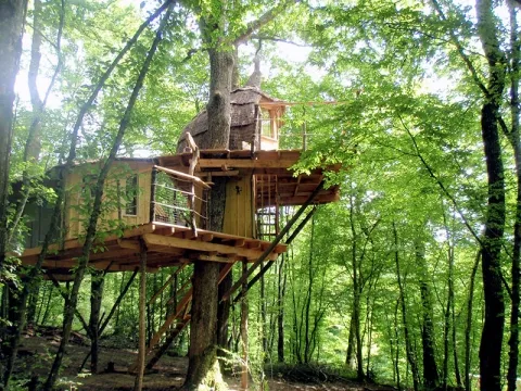 Camping - Ranchot - Franche-Comté - Cabanes du Bois Clair