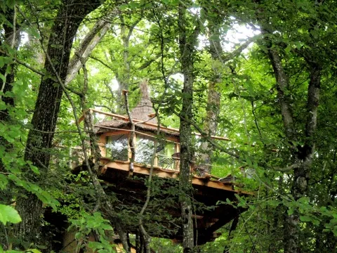 Camping - Ranchot - Franche-Comté - Cabanes du Bois Clair