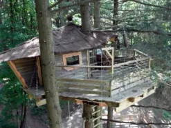Camping - Cublize - Rhône-Alpes - Cabanes du Lac des sapins