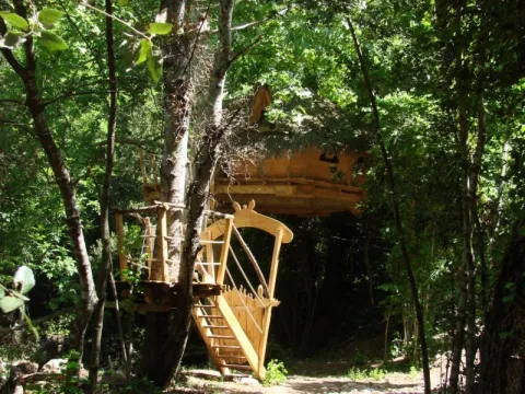 Camping - Flayosc - Provence-Alpes-Côte d'Azur - Cabânes du Varon