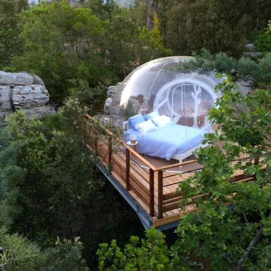 Camping - Cuges-les-Pins - Provence-Alpes-Côte d'Azur - Domaine Bulles des Bois