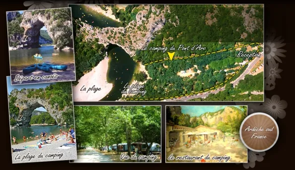 Camping - Vallon-Pont-d'Arc - Rhône-Alpes - Camping du Pont d'Arc