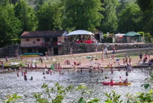 Camping - Saint-Cirq-Lapopie - Midi-Pyrénées - La Plage