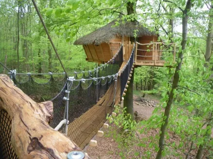 Camping - Saint-Germain-des-Essourts - Haute-Normandie - Les cabanes de Fontaine