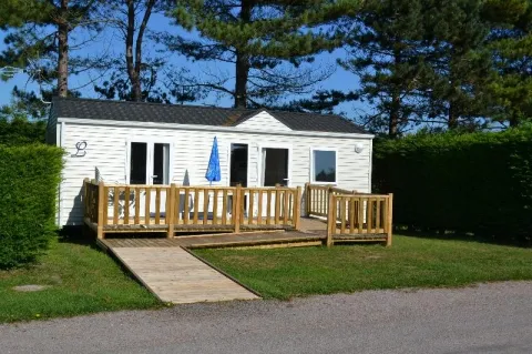Camping - Merville Franceville Plage - Basse-Normandie - Les Peupliers