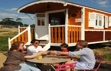 Camping - Chenillé-Changé - Pays de Loire - Les Roulottes du Moulin
