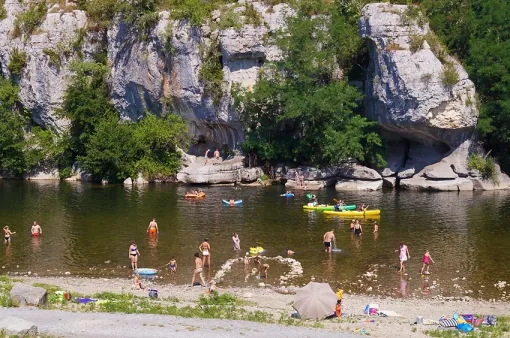 Camping - Berrias et Casteljau - Rhône-Alpes - Mazet Plage